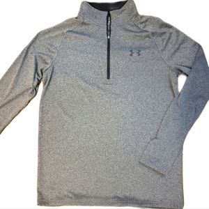 Under Armour Heat Gear Gray 1/2 Zip, Man's Small